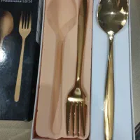 حراج قاشق و چنگال یونیک اصلی  حک شده