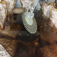 شیشه میز نهار خوری ۸ نفره  ۱۰ میل