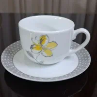 سرویس  چینی ۶ نفره. غذا خوری و چایی خوری زرین|ظروف سرو و پذیرایی|قم, ژاندارمها|دیوار