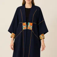 مانتو پانچ گلدوزی