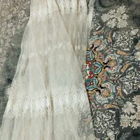 پرده توری نگین دار