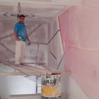 رنگ امیزی و نقاشی ساختمانی|خدمات پیشه و مهارت|جهرم, |دیوار