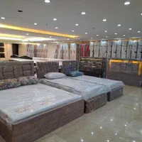 تخت خواب یک نفره حاجی پور(تختخواب۱یکنفره)تشک لیندا|تخت و سرویس خواب|مشهد, حسین‌آباد|دیوار