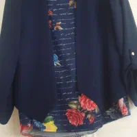 تاپ و کت سرمه ای