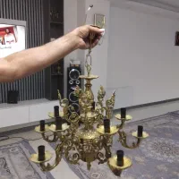 لوستر برنز ۵ شاخه