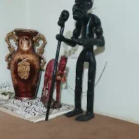 مجسمه قدیمی|کلکسیون اشیاء عتیقه|میانه, |دیوار