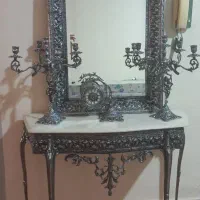 آینه وشمعدان برنز|آینه|اسکو, |دیوار