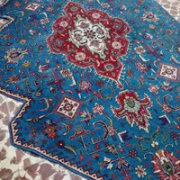 فرش دسباف قبا آذرشهر رنگ فیروزه ای اندازه2در3.15|فرش|خوی, |دیوار