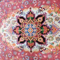 فرش دستبافت تبریز لچک ترنج گل ابریشم 40 رج|فرش|پاکدشت, پاکدشت (مامازند)|دیوار