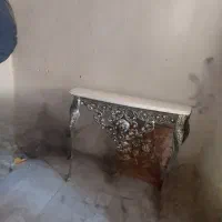 آینه شمعدان برنجی روکش نقره ای|آینه|فردیس, فردیس|دیوار