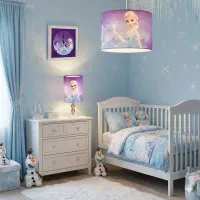 ست اتاق کودک اباژور و لوستر و ساعت