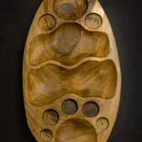 گالری چوبسان تولید کننده ظروف چوبی روستیک