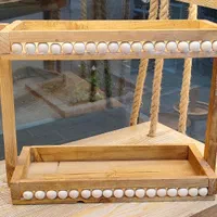 استند مهره دار چوبی/شلف چوبی/پایه/نظم دهنده