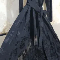 مانتو مشکی سایز ۱جنس عالی