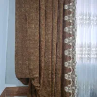 دستک پرده مخمل|پرده، رانر، رومیزی|تربت جام, شهرک آزادگان|دیوار