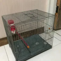 قفس پرنده های خونگی سالم با جای دون خوری و جای اب