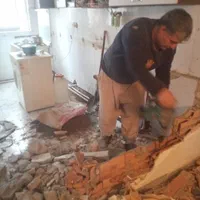 تخریب وکنده کاری .بنایی ودیوارچینی بلوک ،پی کنی