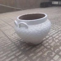 گلدان بزرگ سفالی با روکش سرامیک