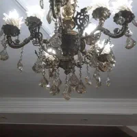 لوستر برنجی ۵ شاخه|لوستر و چراغ آویز|پاکدشت, پاکدشت (مامازند)|دیوار