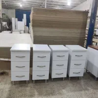 کابینت آماده 3 کشویی تکی با ریل ساچمه ای|مصالح و تجهیزات ساختمان|تهران, شکوفه (عبدل آباد)|دیوار