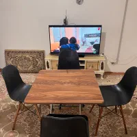 میز و صندلی ۳ دست با میز تاشو