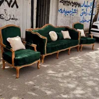 مبل کلاسیک مدل فرانسوی وکاجی کینگ|مبلمان خانگی و میز عسلی|نسیمشهر, |دیوار