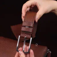 کمربند چرم طبیعی