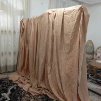پرده ساتن ضخیم نقش دارکاملاسالم نصف قیمت فروش فوری
