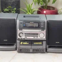 ضبط و پخش  Aiwa با CD و دوکاسته و رادیو