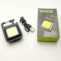 چراغ قوه شارژی جیبی اضطراری پرنور دارای کابل شارژ