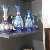 ظروف مسی و برنجی|کلکسیون اشیاء عتیقه|لنجان, |دیوار