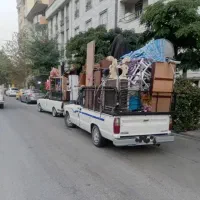 باربری حمل بارکارگراسباب کشی،وانت،نیسان،کارگر خالی