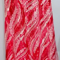 پارچه توری مجلسی پرکار