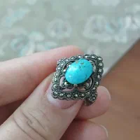 انگشتر نقره فیروزه