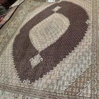 (فرش حق زاده)جفت فرش۱۲متری۴۰رج ماهی گل ابریشم|فرش|تبریز, |دیوار