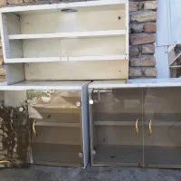 ست کابینت سه عدد با جا هودی آشپزخانه تمام فلزی