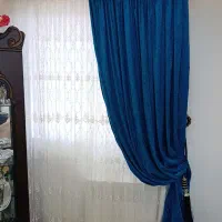 پرده پذیرایی مجلسی نو بهمراه پرده در بالکن