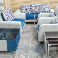 فروش مبل راحتی هفت نفره و گل میز