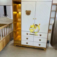 سرویس  تخت کمد سیسمونی کودک زیبا جدید**