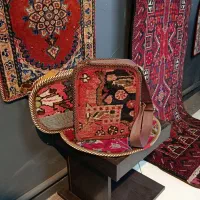 تکه دوزی ودوردوزی فرش دستبافت ایرانی