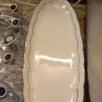 ظرف لب طلایی بزرگ ۶۰۰