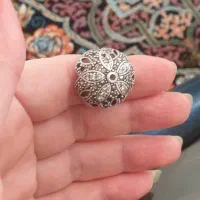 انگشتر نقره سیاه قلم|جواهرات|خرم‌آباد, |دیوار