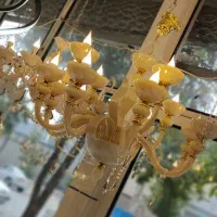 لوستر باکارات وارداتی لوستر شاخه کریستالی زیر قیمت|لوستر و چراغ آویز|اهر, |دیوار