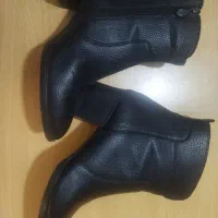 نیم بوت چرم مصنوعی سایز 38