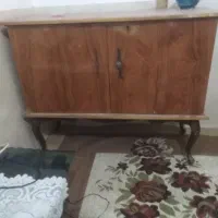 کمد تلویزیون قدیمی عتیقه در حد نو|میز تلویزیون|شیراز, تندگویان|دیوار
