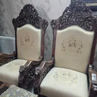 مبل سلطنتی ۹ نفره ومیز ناهار خوری ۸ نفره