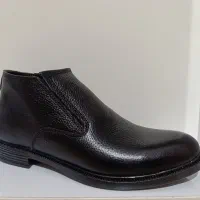 نیم بوت چرم طبیعی مردانه (قیمت ویژه)