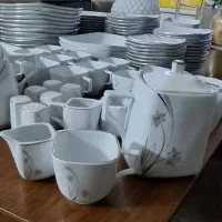 سرویس ۱۰۷ پارچه‌ چینی مقصود|ظروف سرو و پذیرایی|گرگان, |دیوار