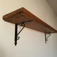 شلف چوبی|کتابخانه، شلف، قفسه‌های دیواری|هشتگرد, هشتگرد قدیم|دیوار