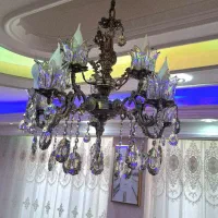 لوستر برنز اصل|لوستر و چراغ آویز|بناب, |دیوار